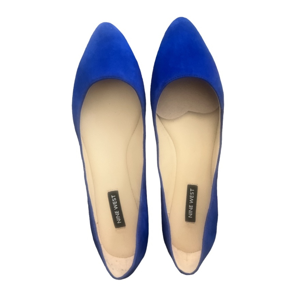 Blue Suede Shoes (Flats) Size 7.5 NWOT